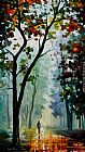 The Golden Stairs Paintings - GOLDEN PATH by Leonid Afremov